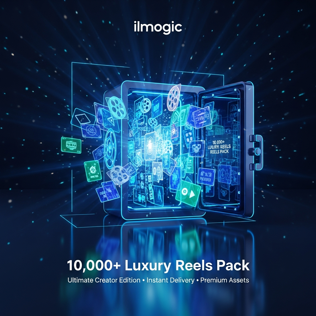 10,000+ Luxury Reels Pack – Premium Viral Reels Templates (Instant Delivery)