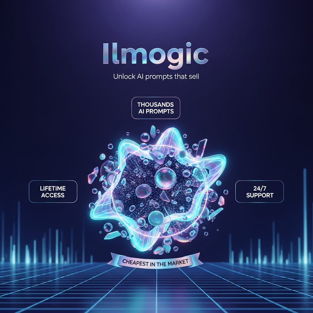 Ilmogic AI Prompts: 1000+ ChatGPT Prompts & Freelance Mastery Course - Earn Online (Lifetime Access)